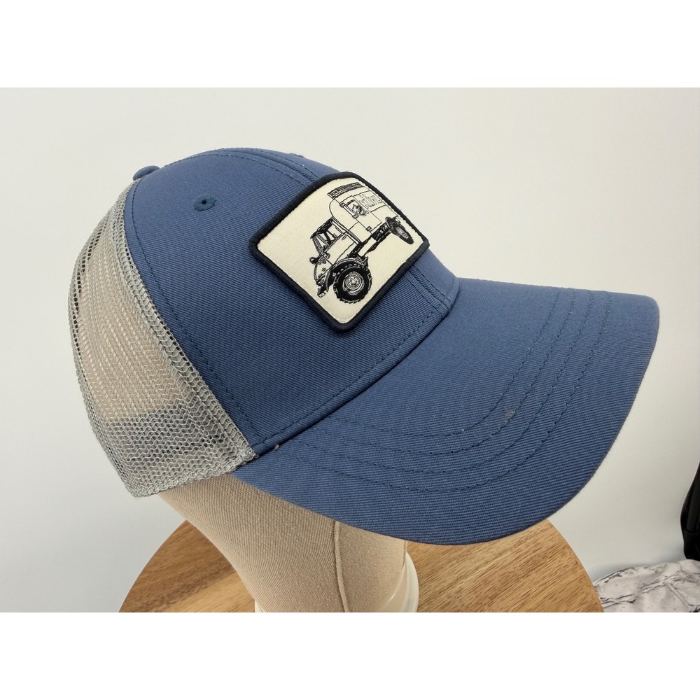 Kuhl Trucker Hat Blue Gray Mesh Snapback Off-Road Expedition Truck Patch Cap - Picture 4 of 5